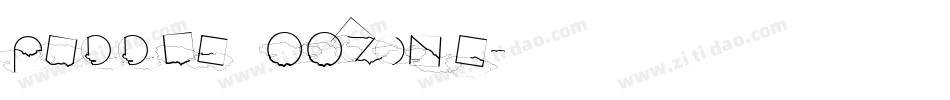 Puddle Oozing字体转换